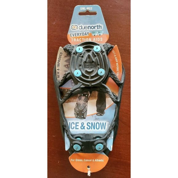 DUENORTH ICE & SNOW EVERYDAY FOOT TRACTION SML-MED - Picture 1 of 3